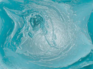 Abstract background of iced blue water
