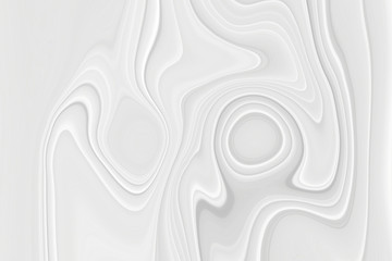 White background 3 d with elements of waves in a fantastic abstract design, the texture of the lines in a modern style for wallpaper. Light gray template for wedding ceremony or business presentation.