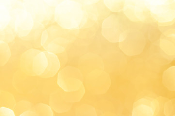 Gold,yellow abstract light background, Gold  bokeh shining lights, sparkling glittering Christmas...