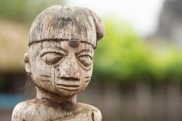 african wooden statues