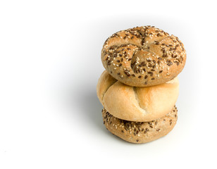 baked bread background