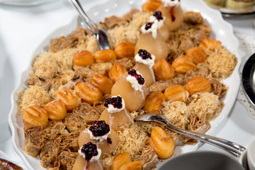 Delicious traditional turkish sweet food