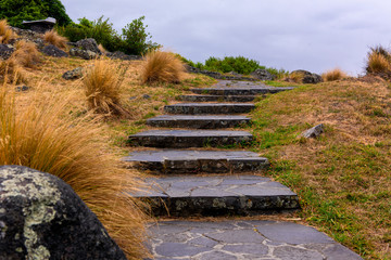 Stone staircase to the Cashmere Hill Lookout vantage point © Stephan Röger