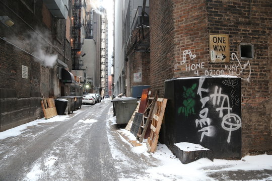 street in winter