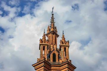 Fototapeta na wymiar Vilnius, Lithuania - September 9,2014: Orthodox Cathedral