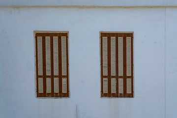 Windows, doors, elements and decorations of houses and buildings