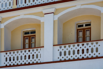 Windows, doors, elements and decorations of houses and buildings