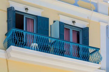 Windows, doors, elements and decorations of houses and buildings