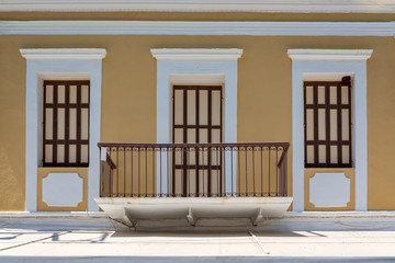 Windows, doors, elements and decorations of houses and buildings