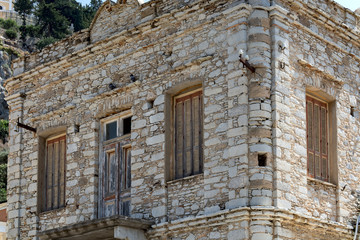 Windows, doors, elements and decorations of houses and buildings