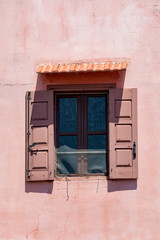 Fototapeta na wymiar Windows, doors, elements and decorations of houses and buildings