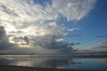 Sonnenuntergang am Strand in Australien