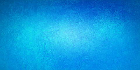 Blue background paper texture in elegant vintage website or banner layout with dark blue border and light center