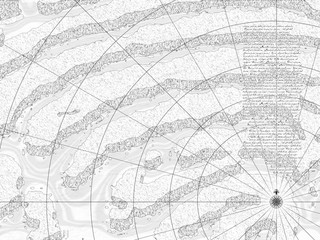 Old vintage fantasy map  graphic