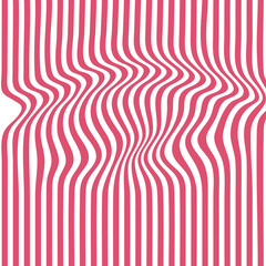 Rede striped backdrop zebra top distortion