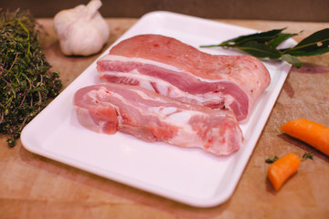 Plateau chez le boucher