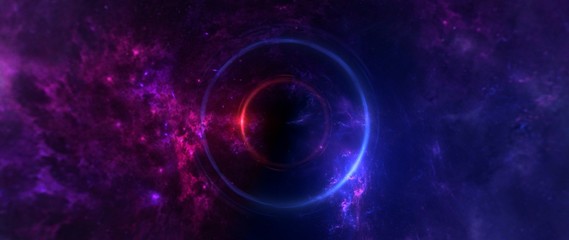 black hole, science fiction wallpaper. Beauty of deep space. Colorful graphics for background, like water waves, clouds, night sky, universe, galaxy, Planets,  © ธนพล สินสร้าง
