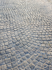 background of old cobblestone street