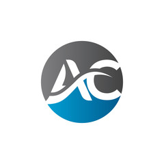 Simple AC letter Logo. Creative Letter AC Logo vector Template. letter AC logo. AC font logo template.