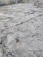 large layer of limestone stone