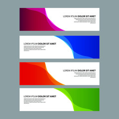 Fototapeta premium Vector Abstract design banner web template