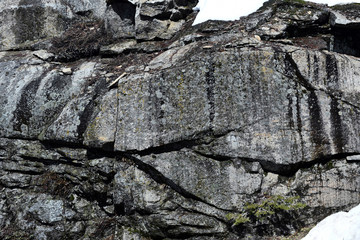 ice frozen wall of grant