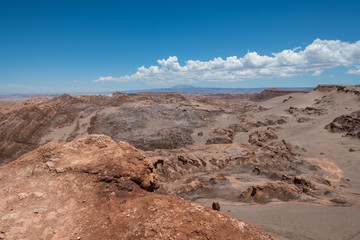 Puffy Clouds over the Desert San Pedro de Atacama