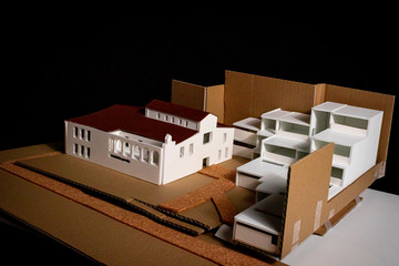 Maqueta arquitectura universidad