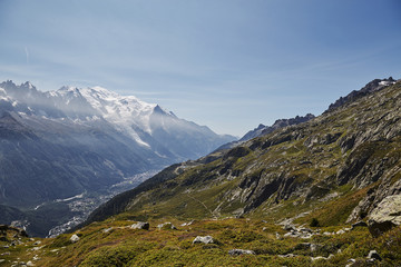 Fototapeta na wymiar Chamonix Valley