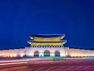 Beautiful architecture building of gyeongbokgung palace