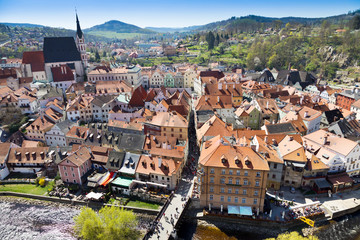 Cesky Krumlov town (UNESCO), South Bohemia, Czech republic, Europe