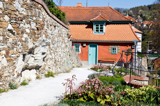 Egon Schiele house, Cesky Krumlov town (UNESCO), South Bohemia, Czech republic, Europe