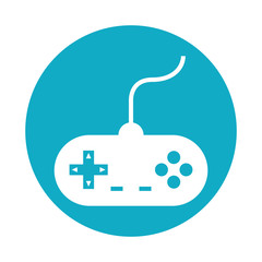 Fototapeta premium video game control handle icon