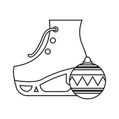 snow skate sport isolated icon