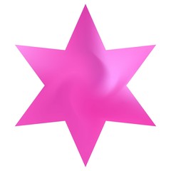 Obraz premium Colorful background in the form of hexagram.