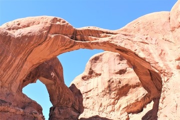 Fototapeta na wymiar Double Arch, Arches National Park