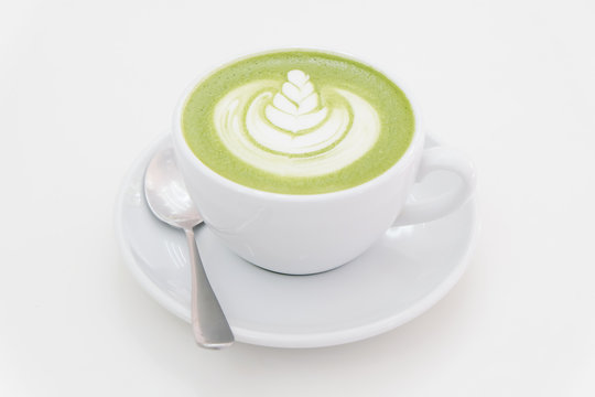 Hot Matcha green tea latte