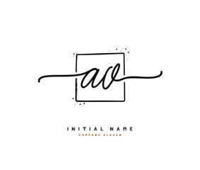 A O AO Beauty vector initial logo, handwriting logo of initial signature, wedding, fashion, jewerly, boutique, floral and botanical with creative template for any company or business.