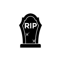 Tombstone icon vector design template