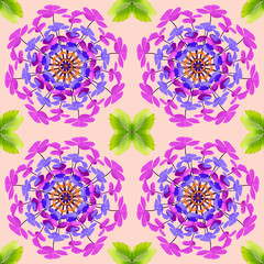 colorful leaves pattern for nature concept,tropical exotic plant leaf,seamless background for textile and fabric design