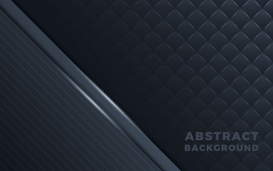 Abstract lights slash on dark grey metallic design modern luxury futuristic background vector.