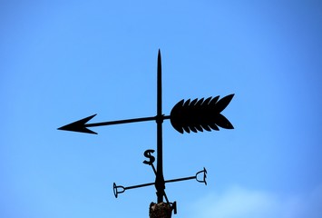 wind direction indicator on the roof