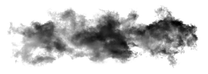 white cloud Isolated on white background,Smoke Textured,brush effect