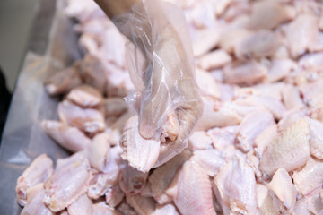 chicken wing for made food