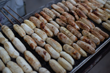 banana bake thai street food