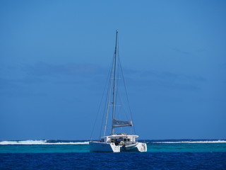 Embarcations nautiques catamaran et pirogue
