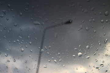 rain drops on window