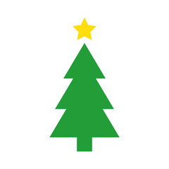 pine tree christmas isolated icon vector illustration design