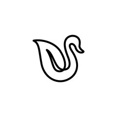 Fototapeta premium goose logo