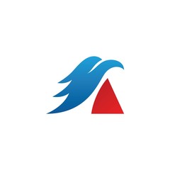 abstract eagle logo